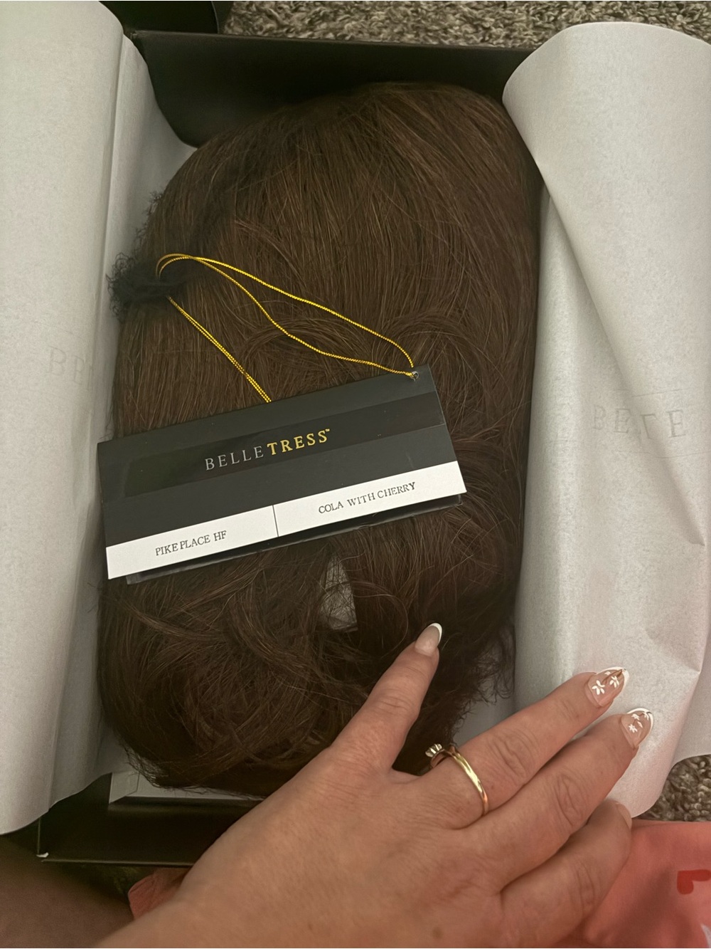 Women’s Hairpiece in Cola with Cherry